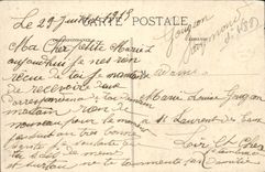 VINTAGE POSTCARD the Vosges Die Saint the stone Valve