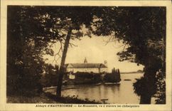 CPA Abbaye d'Hautecombe Le Monastere Vu Travers les Chataigniers