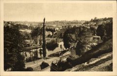 CPA Poitiers Vallee du Clain Panorama de Poitiers Vue Prise du Trait Tabouleau