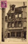 VINTAGE POSTCARD Dijon the house of the Caryatids Street Boiler making