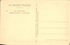 VINTAGE POSTCARD Gimel the Cascade