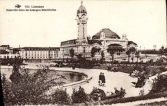 VINTAGE POSTCARD Limeges Nouvelle Parks of Limoges Benedictins