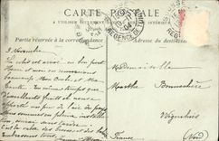 VINTAGE POSTCARD Tunis Kassar Said Chambre has Coucher of the Bey