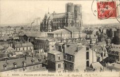 CPA Reims Panorama Pris de Saint Jacques