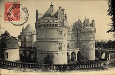 VINTAGE POSTCARD Castle of Lude View