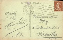 CPA Reims La Cathedrale en ruines Cote Nord Militaria