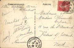 VINTAGE POSTCARD Touquet Paris Places Casino of the drill