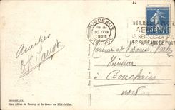 VINTAGE POSTCARD Bordeaux Alleys of Tourny and the Course of July XXX