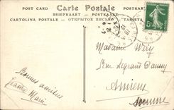 Panorama de París de la POSTAL de la VENDIMIA visto en el parque del Champ de Mars y de la rueda grande tomados de la torre Eiffel