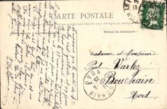 VINTAGE POSTCARD Vichy Rules of the Genius Of the Inauguree Republic on April 4th, 1904