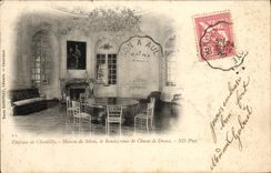 Castillo de la POSTAL de la VENDIMIA de Chantilly Maison de la vuelta de Silvie él de la caza de Dreux