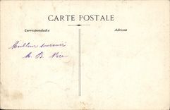 VINTAGE POSTCARD Toulon the Town hall and the Maitime Genius