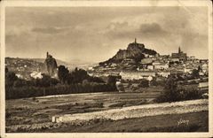 CPA Le Puy Les Rochers Corneille et St Michel d'Aiguilhe