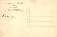 CPA Le Puy Les Rochers Corneille et St Michel d'Aiguilhe