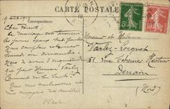 VINTAGE POSTCARD Puy View Taken of the Tank the factory of caps has hats