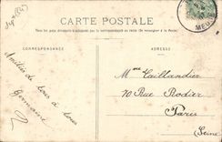 CPA Nancy Arc de Triomphe vu de la place Carriere 