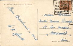 VINTAGE POSTCARD Vittel the countryside seen of the galleries