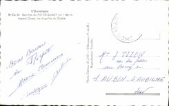 MODERN CARD Puy De Sancy Summit Western Aspect needles of the devil