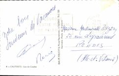 MODERN CARD Cauterets Lake Gaube