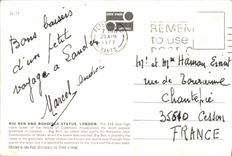 MODERN CARD London Big Ben and Houses off Parliament At Night