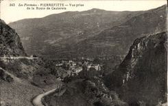 CPA Les Pyrenees Pierrefitte Vue Prise de la Route de Cauterets