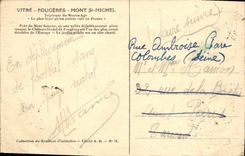 CPA Chateau De Fougeres La Tour Raoul La tour carree