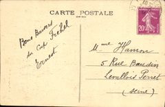 VINTAGE POSTCARD Cape Frehel the ballroom of the cave of the Goblins