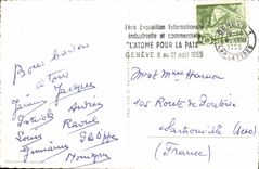 CPM Geneve La rade Bateau