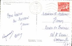 MODERN CARD Saint Honors the Castle les Bains