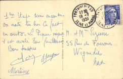 CPA Palais De Fontainebleau L'Escalier Du Fer A Cheval Et Les Trois Pavillons