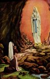 CPA Lourdes Apparition De La Vierge a Bernadette Soubirous en 1858