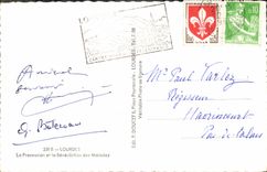 CPM Lourdes La Procession Et La Benediction Des Malades