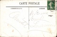 CPA Lourdes La Place De La grotte Et Le Gave