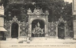 CPA Nancy Fontaine d'Amphitrite Par Guibal et Cyffle Grilles de Jean Lamour