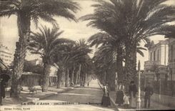 POSTAL de la VENDIMIA la dimensión de la avenida azul de Hyeres Beaurgard