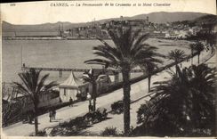 CPA Cannes La Promenade De La Croisette Et Le Mont Chevalier