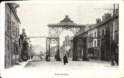 VINTAGE POSTCARD Gate Of Paris Rheims
