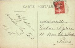 Castillo de la POSTAL de la VENDIMIA del cristal el castillo y la torre de St Laurent