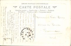 VINTAGE POSTCARD Rheims the Church Holy Remy the tomb