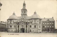 VINTAGE POSTCARD St Amand the Town hall