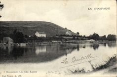 VINTAGE POSTCARD the Champagne