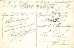 VINTAGE POSTCARD the Champagne