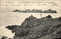 CPA Rotheneuf Etudes De Rochers La Croix De L'Ermite