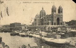 CPA Marseille Cathedrale Et Canal St Jean
