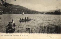 CPA Gerardmer Promenade Sur Le Lac