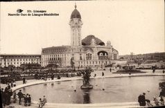 CPA Limoges Nouvelle Gare De Limoges Benedictins