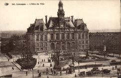 CPA Limoges L'Hotel De Ville Vaches