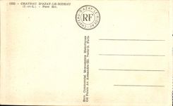 CPA Chateau D'Azay Le Rideau Face Est