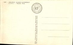 CPA Chateau D'Azay Le Rideau Facade Sud