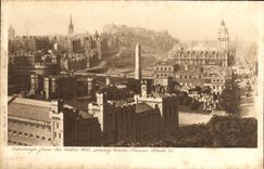 VINTAGE POSTCARD Edinburgh from the Calton Hill